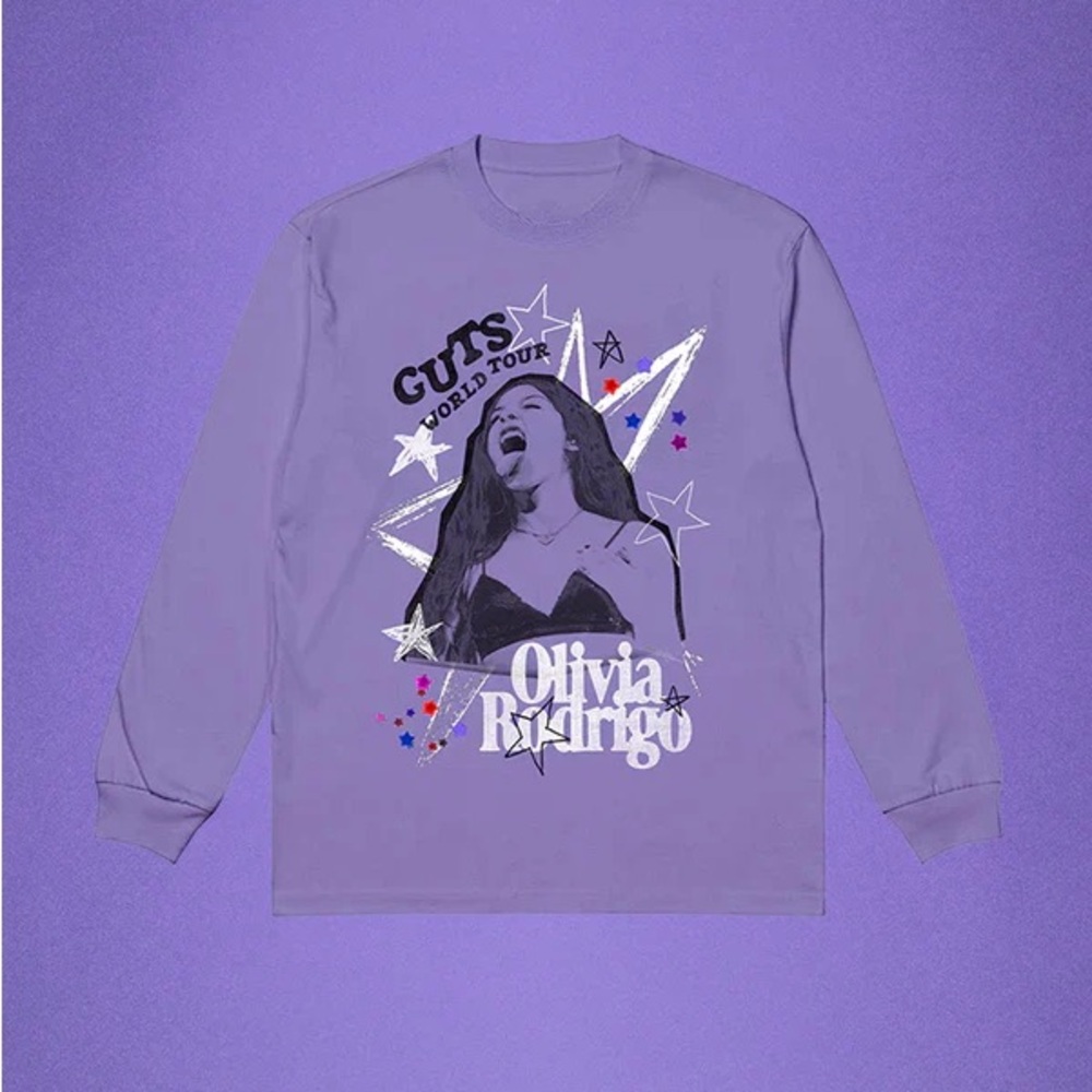 🆕 Olivia Rodrigo GUTS World Tour set list long sleeve